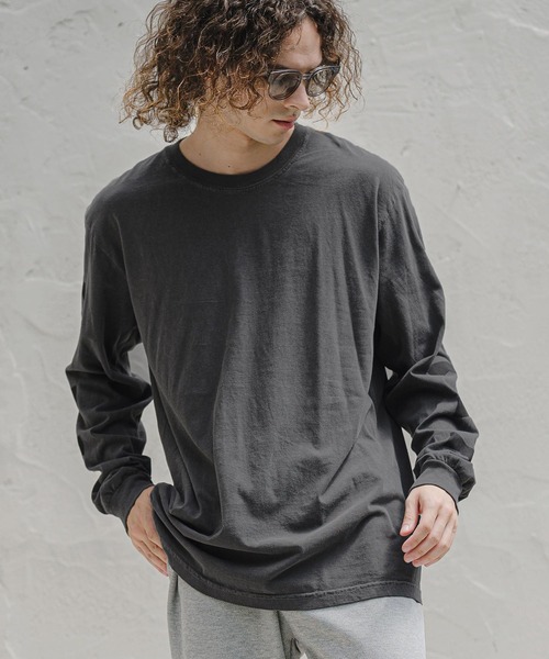 CAMBIO(カンビオ)の「mlt5847-ピグメント染めプリントロンT - LIZARD(2602139MCB)(Tシャツ/カットソー・メンズ・グリーン/ホワイト/ブラック・XL/L/M/S)」の13枚目の写真
