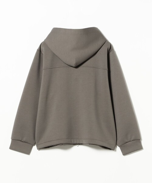 GYMPHLEX（ジムフレックス）の「Gymphlex / ダンボールニット フーデッド ジャケット（スウェット・レディース・チャコールグレー/グレー・14）」の8枚目の写真