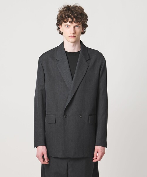 LOEFF(ロエフ)の「<LOEFF>ウールギャバジン ボックス ジャケット MENS(テーラードジャケット・メンズ・ダークグレー/モカ・1/2/0)」の10枚目の写真