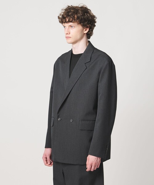 LOEFF(ロエフ)の「<LOEFF>ウールギャバジン ボックス ジャケット MENS(テーラードジャケット・メンズ・ダークグレー/モカ・1/2/0)」の11枚目の写真