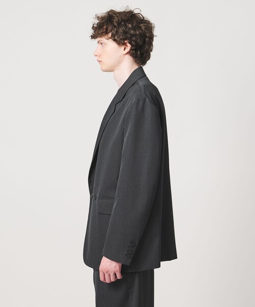 LOEFF(ロエフ)の「<LOEFF>ウールギャバジン ボックス ジャケット MENS(テーラードジャケット・メンズ・ダークグレー/モカ・1/2/0)」の12枚目の写真
