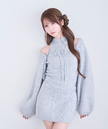 Rose Muse（ロゼミューズ）の「Glitter knit 3P set（セットアップ）」