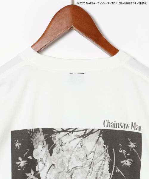 niko and...(ニコアンド)の「【劇場版『チェンソーマン レゼ篇』】コラボ フォトプリントロンTEE(Tシャツ/カットソー・メンズ・ブラック/ホワイト・LARGE/MEDIUM)」の10枚目の写真