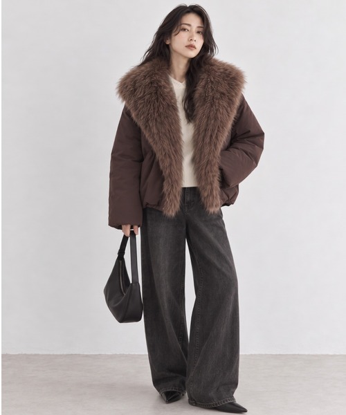 モデル身長：158cm
着用サイズ；FREE