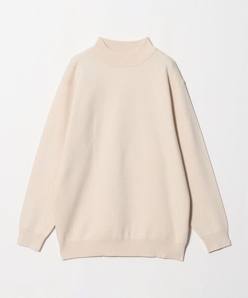 A DAY IN THE LIFE UNITED ARROWS(アデイインザライフユナイテッドアローズ)の「ミラノリブ リラックス モックネックニット 14GG -ウォッシャブル-<A DAY IN THE LIFE>(ニット/セーター・メンズ・ブラック/ダークグレー/レッド/ナチュラル・XL/L/M/S)」の3枚目の写真