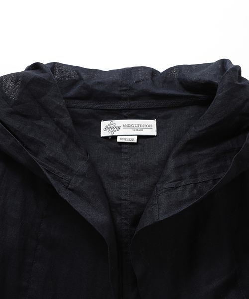 B:MING by BEAMS（ビーミングバイビームス）の「【VERY5月号掲載】ビーミング by ビームス / リネンシャツガウン（その他アウター・レディース・ホワイト/ネイビー/キャメル・ONE SIZE）」の8枚目の写真