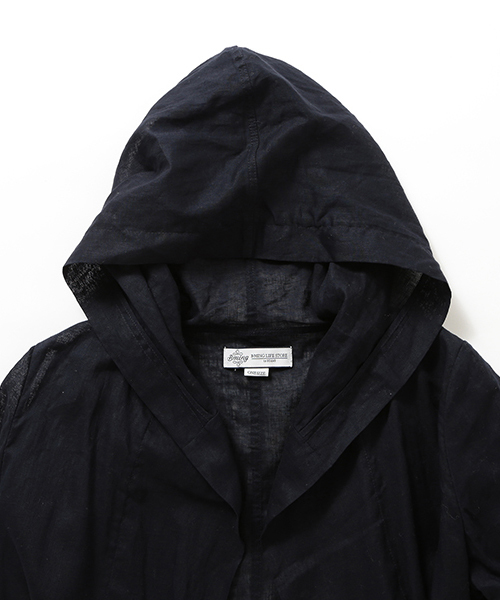 B:MING by BEAMS（ビーミングバイビームス）の「【VERY5月号掲載】ビーミング by ビームス / リネンシャツガウン（その他アウター・レディース・ホワイト/ネイビー/キャメル・ONE SIZE）」の9枚目の写真