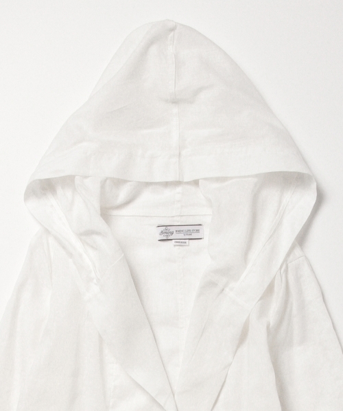 B:MING by BEAMS（ビーミングバイビームス）の「【VERY5月号掲載】ビーミング by ビームス / リネンシャツガウン（その他アウター・レディース・ホワイト/ネイビー/キャメル・ONE SIZE）」の21枚目の写真