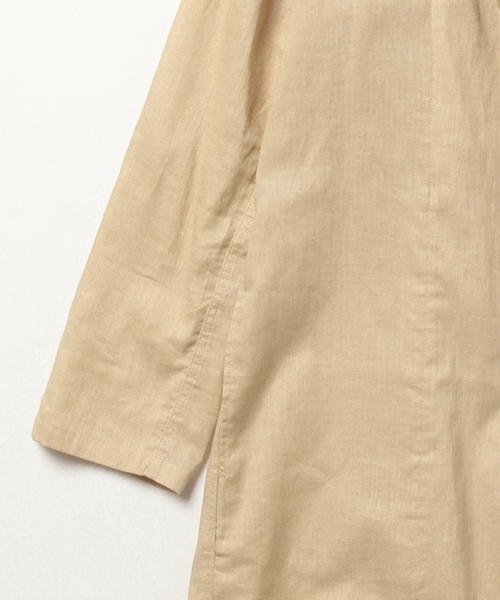 B:MING by BEAMS（ビーミングバイビームス）の「【VERY5月号掲載】ビーミング by ビームス / リネンシャツガウン（その他アウター・レディース・ホワイト/ネイビー/キャメル・ONE SIZE）」の16枚目の写真
