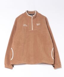 Reebok（リーボック）の「REEBOK フリース パイピング ハーフジッププルオーバー（パーカー）」