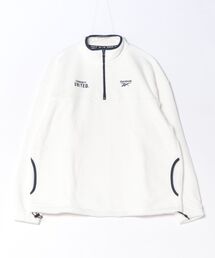 Reebok（リーボック）の「REEBOK フリース パイピング ハーフジッププルオーバー（パーカー）」