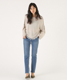 MOUSSY | PANELED SLIM STRAIGHT(デニムパンツ)