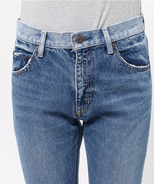 MOUSSY（マウジー）の「PANELED SLIM STRAIGHT（デニムパンツ・レディース・ブルー・26inch/27inch/25inch/23inch/24inch）」の12枚目の写真