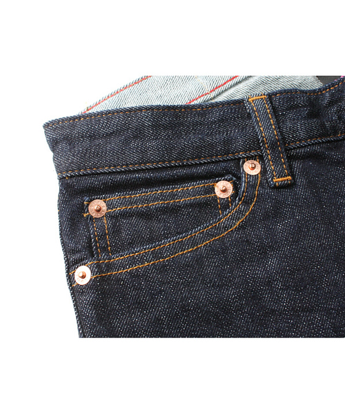 X-girl（エックスガール）の「HEART POCKET JEAN（デニムパンツ・レディース・インディゴブルー/ブラック・0/1/2）」の5枚目の写真