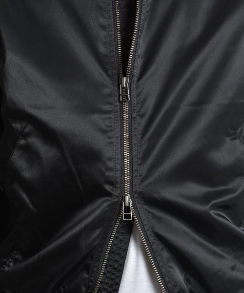 SHIPS JET BLUE（シップスジェットブルー）の「SHIPS JET BLUE: MA-1 ブルゾン 16FW■（ブルゾン・メンズ・ネイビー/ブラック/オリーブ・MEDIUM/LARGE/SMALL）」の5枚目の写真
