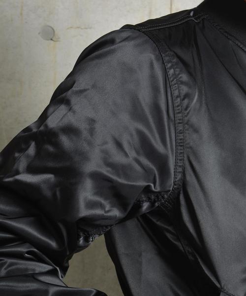 SHIPS JET BLUE（シップスジェットブルー）の「SHIPS JET BLUE: MA-1 ブルゾン 16FW■（ブルゾン・メンズ・ネイビー/ブラック/オリーブ・MEDIUM/LARGE/SMALL）」の6枚目の写真