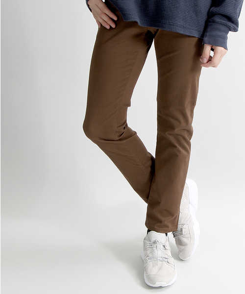 WEGO（ウィゴー）の「WEGO/ストレッチサテンスキニーパンツ（その他パンツ・メンズ・ダークブラウン/ワイン/ブラック・MEDIUM/SMALL/LARGE）」の3枚目の写真