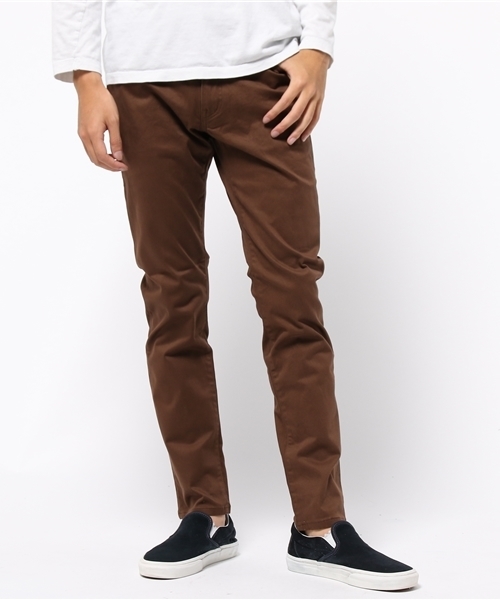 WEGO（ウィゴー）の「WEGO/ストレッチサテンスキニーパンツ（その他パンツ・メンズ・ダークブラウン/ワイン/ブラック・MEDIUM/SMALL/LARGE）」の13枚目の写真