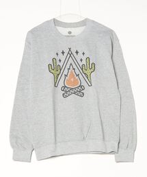 【THE POSTER LIST/ポスターリスト】PRINT CREWNECK SWEAT(UN)