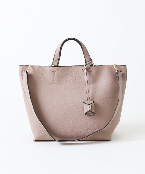 LOWELL things(ロウェル シングス)の「インバッグ付きシュリンクショルダー(ショルダーバッグ・レディース・シルバー/ブラック/ベージュ・FREE)」の6枚目の写真