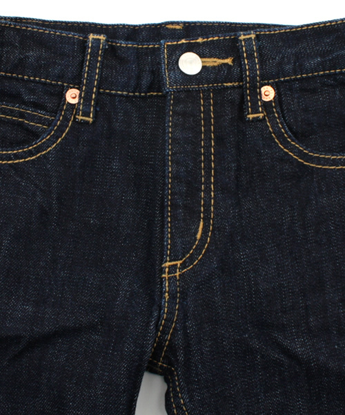 SHIPS KIDS（シップスキッズ）の「SHIPS KIDS:デニム 5ポケット ロングパンツ (kids)（デニムパンツ・キッズ・インディゴブルー・100/110/120/130）」の3枚目の写真