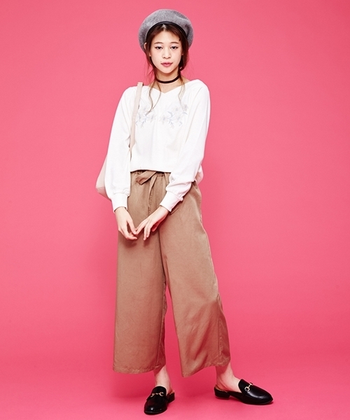 WEGO（ウィゴー）の「WEGO/アクリルサーモベレー帽（ハンチング/ベレー帽・レディース・オフホワイト/グレー/ネイビー/ブラック/ピンク/ブラウン・FREE）」の16枚目の写真