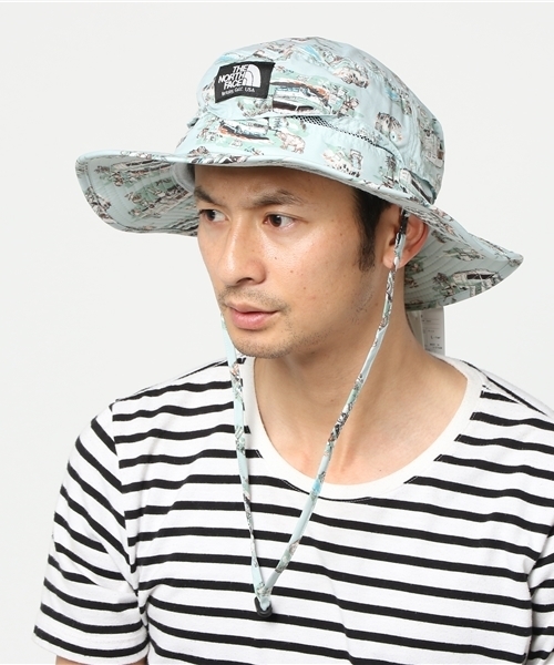 THE NORTH FACE（ザノースフェイス）の「ザ・ノース・フェイス  トレッキングハット　/　ノベルティホライズンハット（ハット・メンズ・ブルー系その他2/ウッドランド/ブルー系その他/ブラック系その他/カモフラージュ/ブルー系その他3・LARGE/X-LARGE/SMALL/MEDIUM）」の3枚目の写真