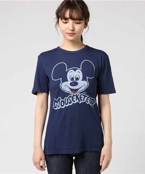 archives（アルシーヴ）の「JF MICKEY MOUSE Tee（Tシャツ/カットソー・レディース・ネイビー・SMALL）」の5枚目の写真