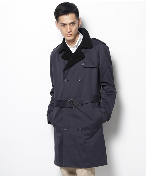 green label relaxing(グリーンレーベルリラクシング)の「b STORE BARACUTA G26トレンチコート(トレンチコート・メンズ・ネイビー・SMALL/MEDIUM)」の1枚目の写真