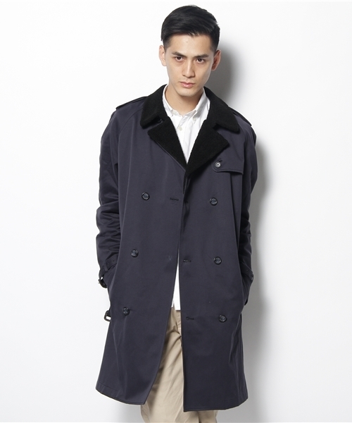 green label relaxing(グリーンレーベルリラクシング)の「b STORE BARACUTA G26トレンチコート(トレンチコート・メンズ・ネイビー・SMALL/MEDIUM)」の4枚目の写真