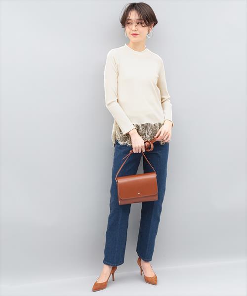 ADAM ET ROPE'(アダムエロペ)の「カップインポインテットパンプス(パンプス・レディース・ホワイト/ピンク/キャメル/ダークブラウン・22.5cm/23.0cm/23.5cm/24.0cm/24.5cm)」の12枚目の写真