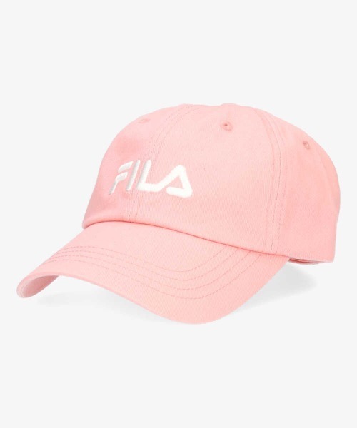OVERRIDE（オーバーライド）の「【FILA】 096 LINEAR LOGO LOW CAP / 【フィラ】ロゴ ロウ キャップ　オーバーライド（キャップ・メンズ・ブラック/ベージュ/ネイビー/レッド/ピンク/ブルー/グリーン/ブルー系その他/ホワイト/ワイン/オレンジ/ライトピンク/イエロー・FREE/57~59cm）」の10枚目の写真