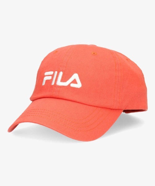 OVERRIDE（オーバーライド）の「【FILA】 096 LINEAR LOGO LOW CAP / 【フィラ】ロゴ ロウ キャップ　オーバーライド（キャップ・メンズ・ブラック/ベージュ/ネイビー/レッド/ピンク/ブルー/グリーン/ブルー系その他/ホワイト/ワイン/オレンジ/ライトピンク/イエロー・FREE/57~59cm）」の13枚目の写真