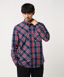 ビッグチェッククレイジーボタンダウンシャツ