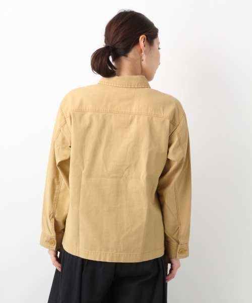 LEPSIM（レプシィム）の「シャツミリタリージャケット　784333（ミリタリージャケット・レディース・ベージュ/カーキ・MEDIUM/LARGE）」の10枚目の写真