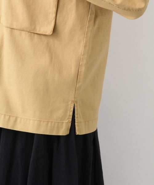 LEPSIM（レプシィム）の「シャツミリタリージャケット　784333（ミリタリージャケット・レディース・ベージュ/カーキ・MEDIUM/LARGE）」の4枚目の写真