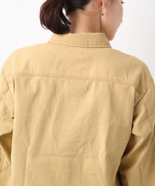 LEPSIM（レプシィム）の「シャツミリタリージャケット　784333（ミリタリージャケット・レディース・ベージュ/カーキ・MEDIUM/LARGE）」の17枚目の写真