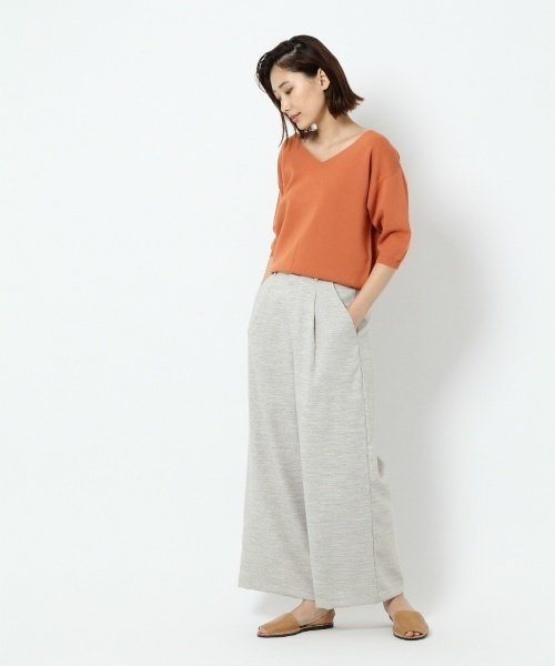 laboratory work（ラボラトリーワーク）の「タックワイドパンツ（その他パンツ・レディース・ネイビー/グレー・MEDIUM/SMALL）」の12枚目の写真