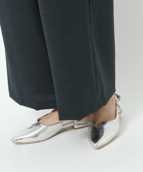 laboratory work（ラボラトリーワーク）の「タックワイドパンツ（その他パンツ・レディース・ネイビー/グレー・MEDIUM/SMALL）」の9枚目の写真