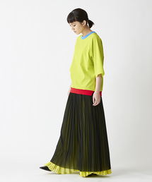 TRUNO by NOISE MAKER | クリアプリント裾リブTシャツ(Tシャツ/カットソー)