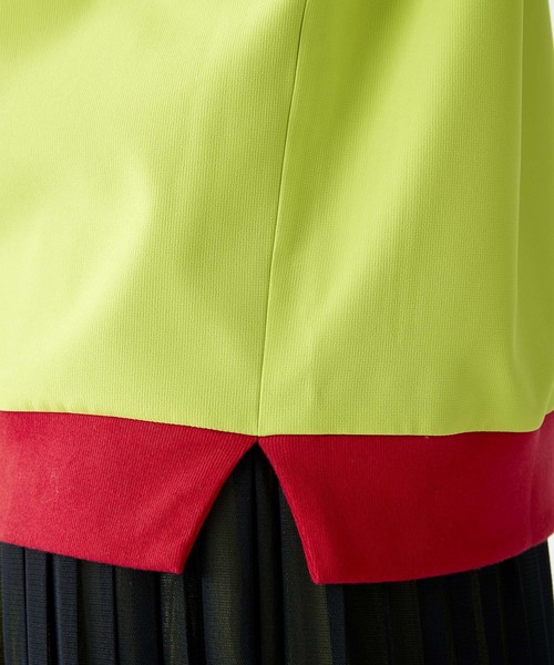 TRUNO by NOISE MAKER（トルノバイノイズメーカー）の「クリアプリント裾リブTシャツ（Tシャツ/カットソー・レディース・ブラック/ライトグリーン/レッド・FREE）」の10枚目の写真