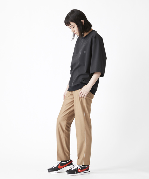 TRUNO by NOISE MAKER（トルノバイノイズメーカー）の「クリアプリント裾リブTシャツ（Tシャツ/カットソー・レディース・ブラック/ライトグリーン/レッド・FREE）」の14枚目の写真