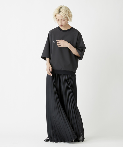 TRUNO by NOISE MAKER（トルノバイノイズメーカー）の「クリアプリント裾リブTシャツ（Tシャツ/カットソー・レディース・ブラック/ライトグリーン/レッド・FREE）」の6枚目の写真