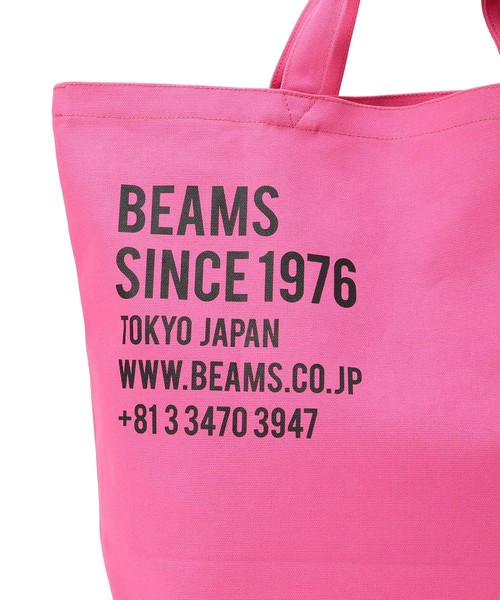 BEAMS（ビームス）の「【WEB限定】BEAMS / 2WAY キャンバス トートバッグ（トートバッグ・メンズ・ホワイト/ピンク/オレンジ/オリーブ/ネイビー・ONE SIZE）」の15枚目の写真
