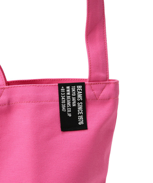 BEAMS（ビームス）の「【WEB限定】BEAMS / 2WAY キャンバス トートバッグ（トートバッグ・メンズ・ホワイト/ピンク/オレンジ/オリーブ/ネイビー・ONE SIZE）」の6枚目の写真