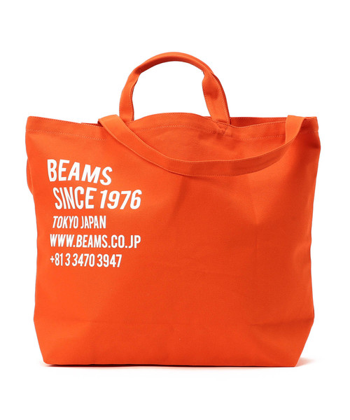 BEAMS（ビームス）の「【WEB限定】BEAMS / 2WAY キャンバス トートバッグ（トートバッグ・メンズ・ホワイト/ピンク/オレンジ/オリーブ/ネイビー・ONE SIZE）」の19枚目の写真