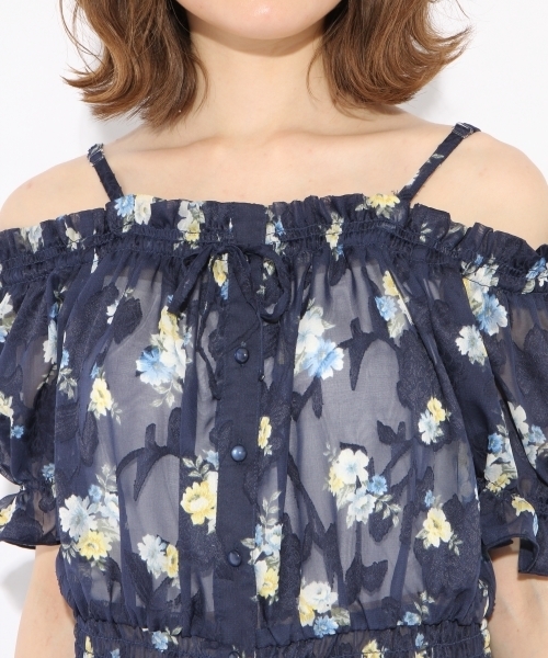 Heather（ヘザー）の「オパールオフショルブラウス（シャツ/ブラウス・レディース・ライトイエロー/ネイビー/ホワイト・FREE）」の20枚目の写真