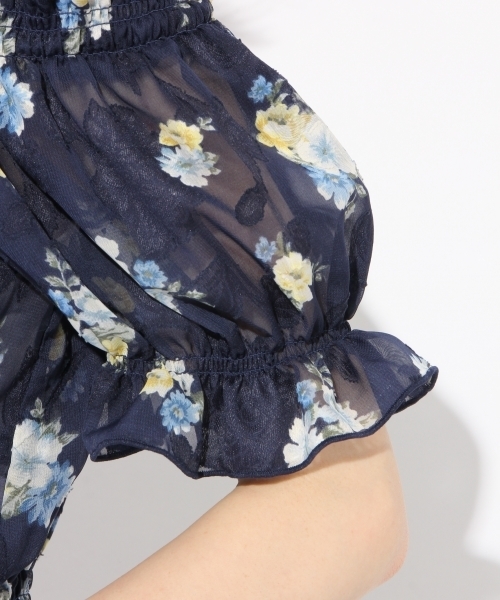 Heather（ヘザー）の「オパールオフショルブラウス（シャツ/ブラウス・レディース・ライトイエロー/ネイビー/ホワイト・FREE）」の10枚目の写真