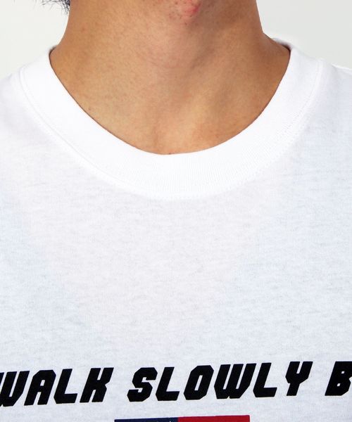 ８(eight)（エイト）の「切替 ロゴ ビッグTシャツ（Tシャツ/カットソー・メンズ・ホワイト/イエロー/ネイビー・MEDIUM/LARGE）」の10枚目の写真