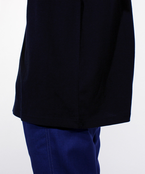 ８(eight)（エイト）の「切替 ロゴ ビッグTシャツ（Tシャツ/カットソー・メンズ・ホワイト/イエロー/ネイビー・MEDIUM/LARGE）」の18枚目の写真